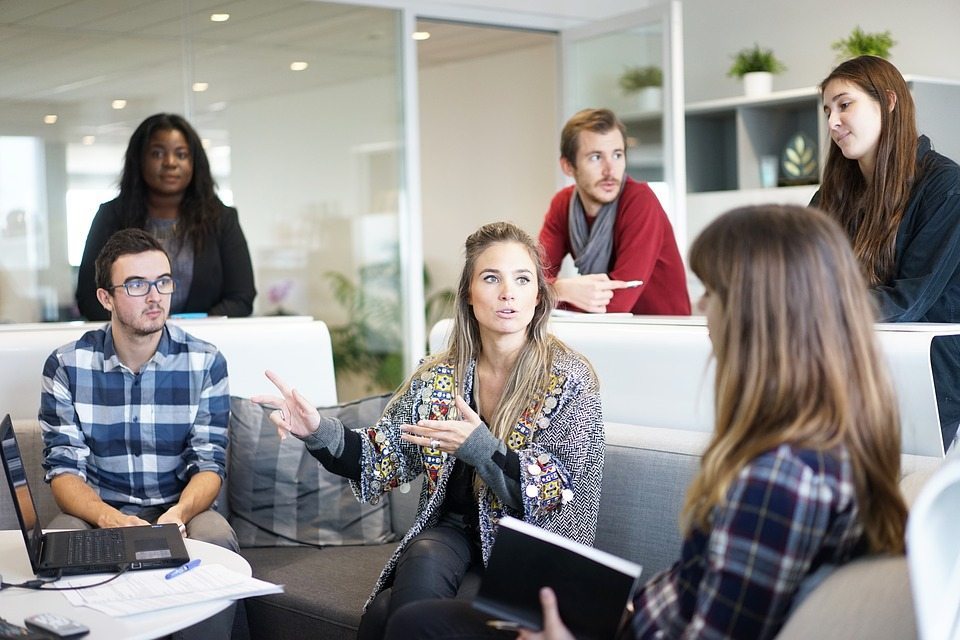 workplace stress-workplace meeting